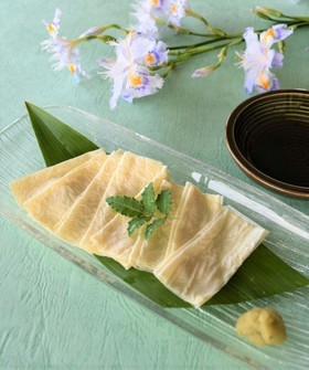 乾燥ゆばで簡単!ゆばの刺身(精進料理)