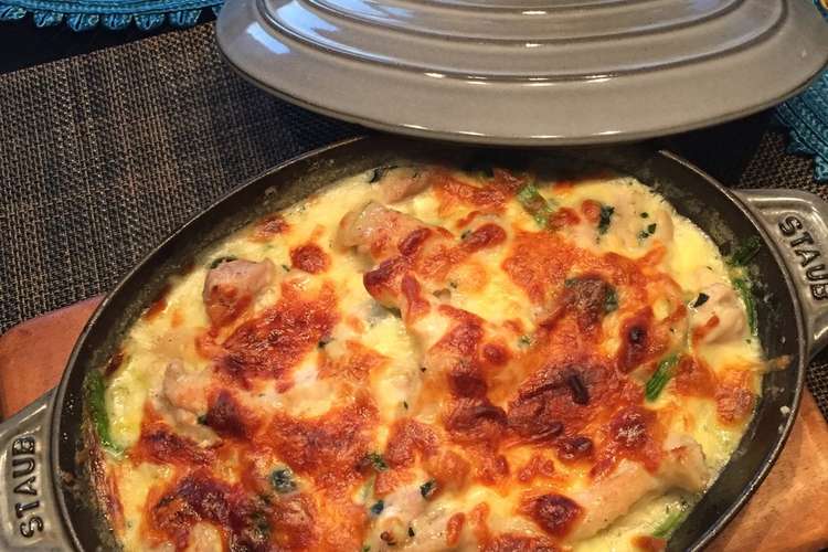 鳥モモ肉とほうれん草の簡単グラタン レシピ 作り方 By Rakirakin クックパッド 簡単おいしいみんなのレシピが366万品