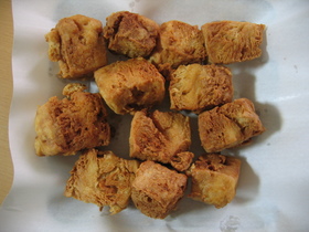 冷凍豆腐でなんちゃって♪から揚げ