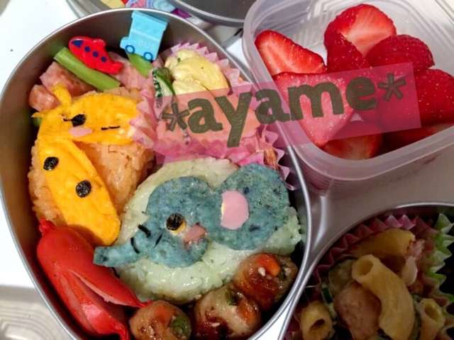 キャラ弁 動物園 ぞう きりん レシピ 作り方 By Ayame