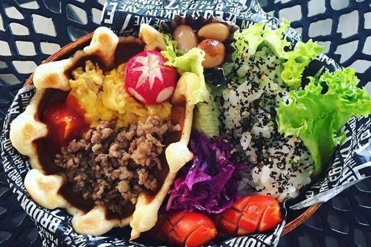 ワッフルボウルのお弁当 レシピ 作り方 By Rakirakin クックパッド 簡単おいしいみんなのレシピが354万品