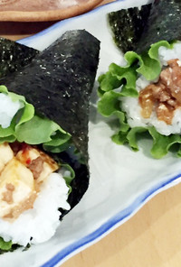 【辛ウマ】麻婆豆腐で手巻き寿司