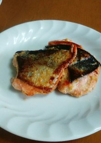 鮭の粕味噌漬け(減塩レシピ）