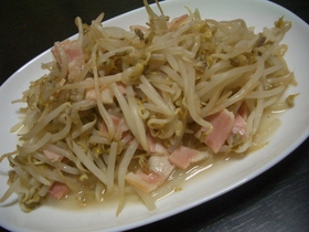 シンプル簡単♪もやし炒め