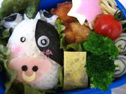 キャラ弁♪牛さん♪の写真