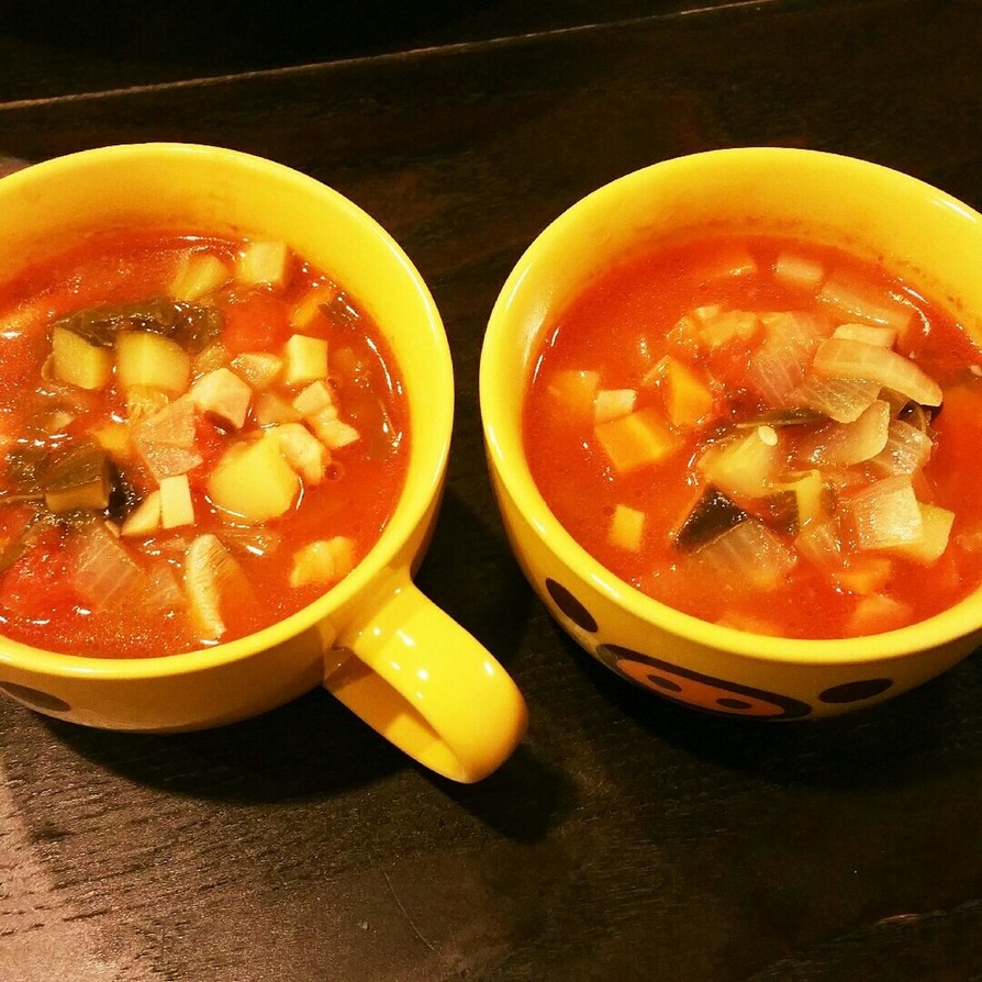 具沢山☆ミネストローネ風スープの画像