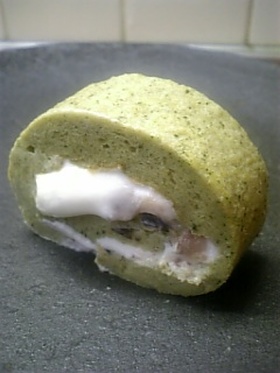 煎茶のスフレケーキ
