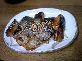 簡単☆あじのパンパク焼き