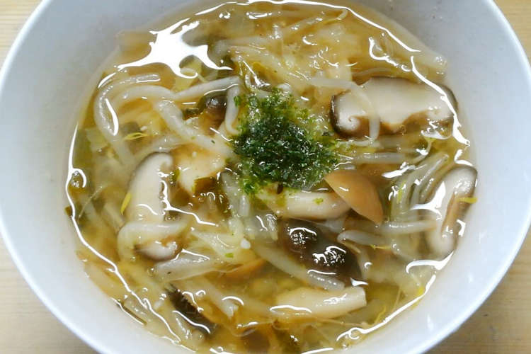 タンメン風 ニラもやしと白菜の野菜スープ レシピ 作り方 By 331ミミイ クックパッド 簡単おいしいみんなのレシピが352万品