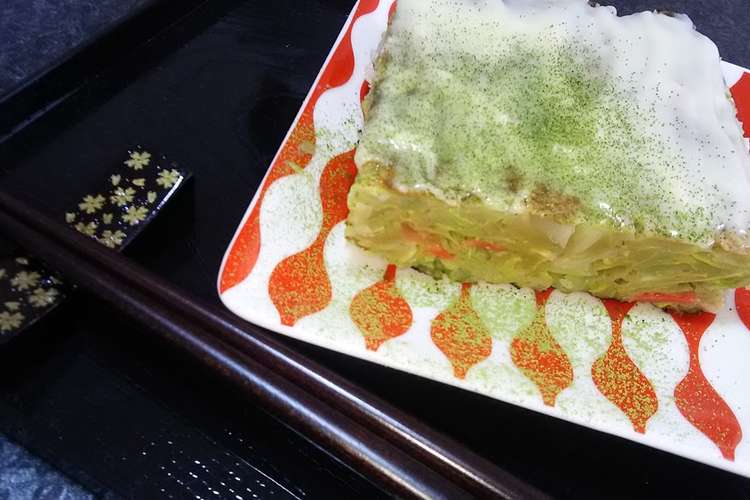 新感覚 抹茶香るお好み焼き レシピ 作り方 By お茶の水上 クックパッド 簡単おいしいみんなのレシピが354万品