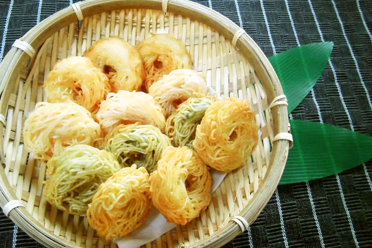 そうめんと天ぷら塩でドーナツスナック レシピ 作り方 By Minly3 クックパッド 簡単おいしいみんなのレシピが356万品