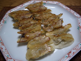 我が家流 焼き餃子