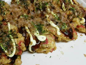 簡単!豆腐落とし揚げ☆たこ焼き風