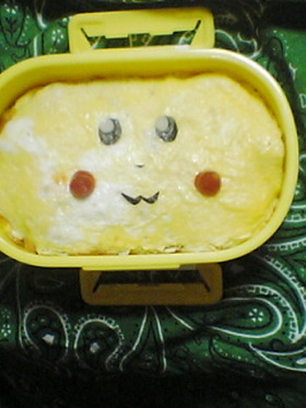 手抜きだけど簡単キャラ弁♪ピカチュウ~