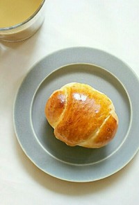HB＆パンミックスで簡単ウインナーパン♡