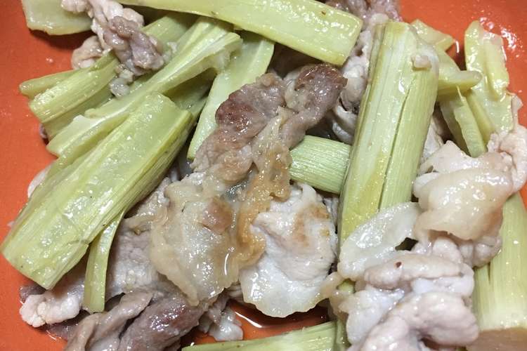 豚肉といたどりのさっぱり炒め レシピ 作り方 By 量子 クックパッド 簡単おいしいみんなのレシピが353万品