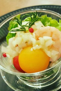 綺麗になれちゃう『海老とトマトのサラダ』