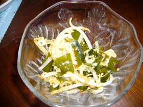 我が家の酢の物
