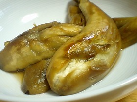 ナスはむいてネ!しっとり田舎煮