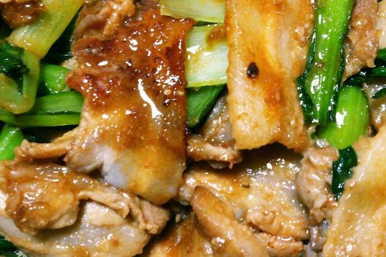 豚バラと小松菜の味噌炒め レシピ 作り方 By クック4tepaf クックパッド 簡単おいしいみんなのレシピが367万品