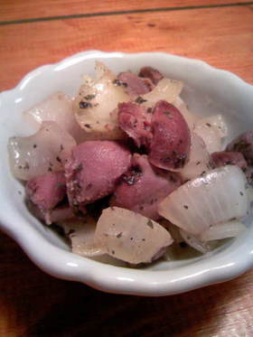 簡単おいしいズリの塩焼き
