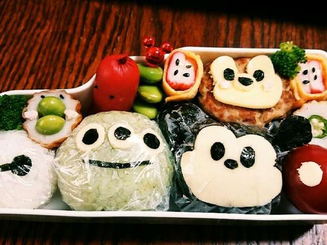 ディズニー ツムツム キャラ弁 レシピ 作り方 By むつやま君の母さん クックパッド