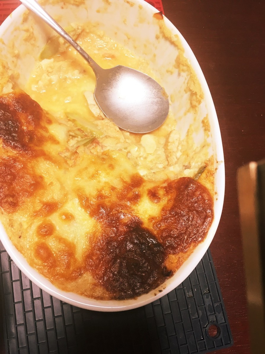 長芋と豆腐のグラタン風の画像