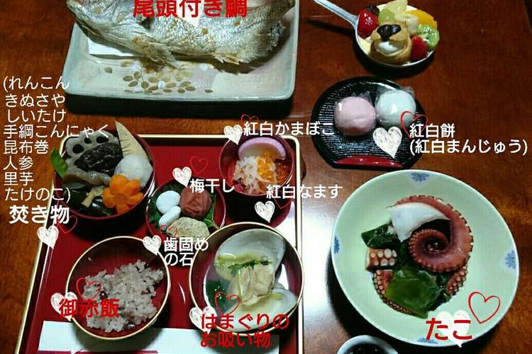 百日祝いのお食い初め式 レシピ 作り方 By Toco クックパッド 簡単おいしいみんなのレシピが370万品