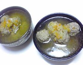 肉団子のコンソメスープ