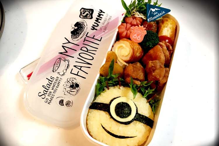 キャラ弁 ミニオンおにぎり レシピ 作り方 By ｔ ｕｍａｍａ クックパッド