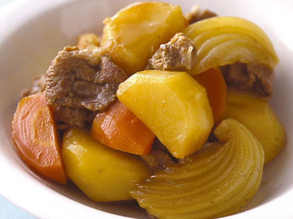 じゃがいもと豚肉の甘辛煮