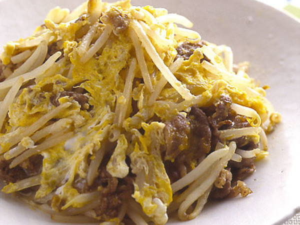 もやしと牛肉のチャンプルー