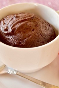 レンジで簡単！大豆粉のココアカップケーキ