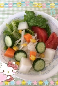 野菜サラダ〜(o˘◡˘o)♡