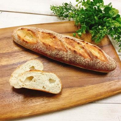 糖質制限　フランスパンの写真