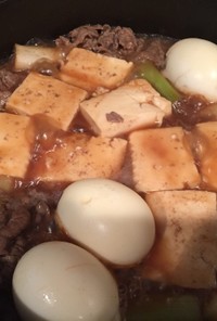 フライパンで簡単☆肉豆腐