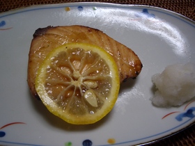 ほのかに柚子の香り メカジキの柚あん焼き