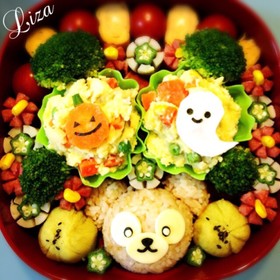 運動会☆キャラ弁☆ダッフィー