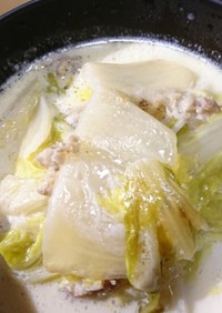ヨネ家の白菜クリームスープ