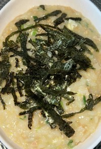 栄養満点！トロフワ♡納豆卵じゃこ雑炊