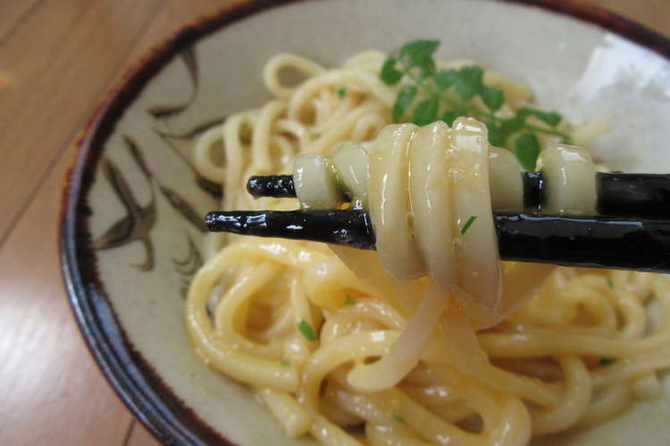 温泉卵で釜玉うどん 木の芽香味油で香り レシピ 作り方 By ﾋﾟｰさんのﾟｰﾟﾟ クックパッド 簡単おいしいみんなのレシピが357万品