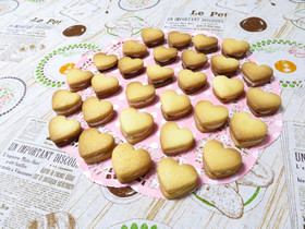 【絶品】アーモンドバターサンドクッキー♪