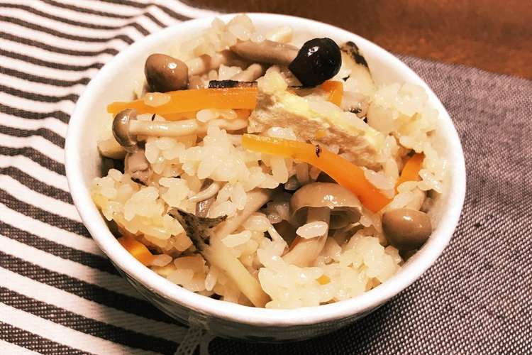 シンプル炊き込みご飯 レシピ 作り方 By Emi クックパッド 簡単おいしいみんなのレシピが359万品