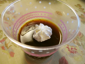 本格コーヒーゼリー、簡単♪