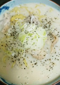 チキンクリームラーメン