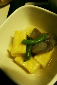 揚げ高野豆腐の含め煮 コンソメ味