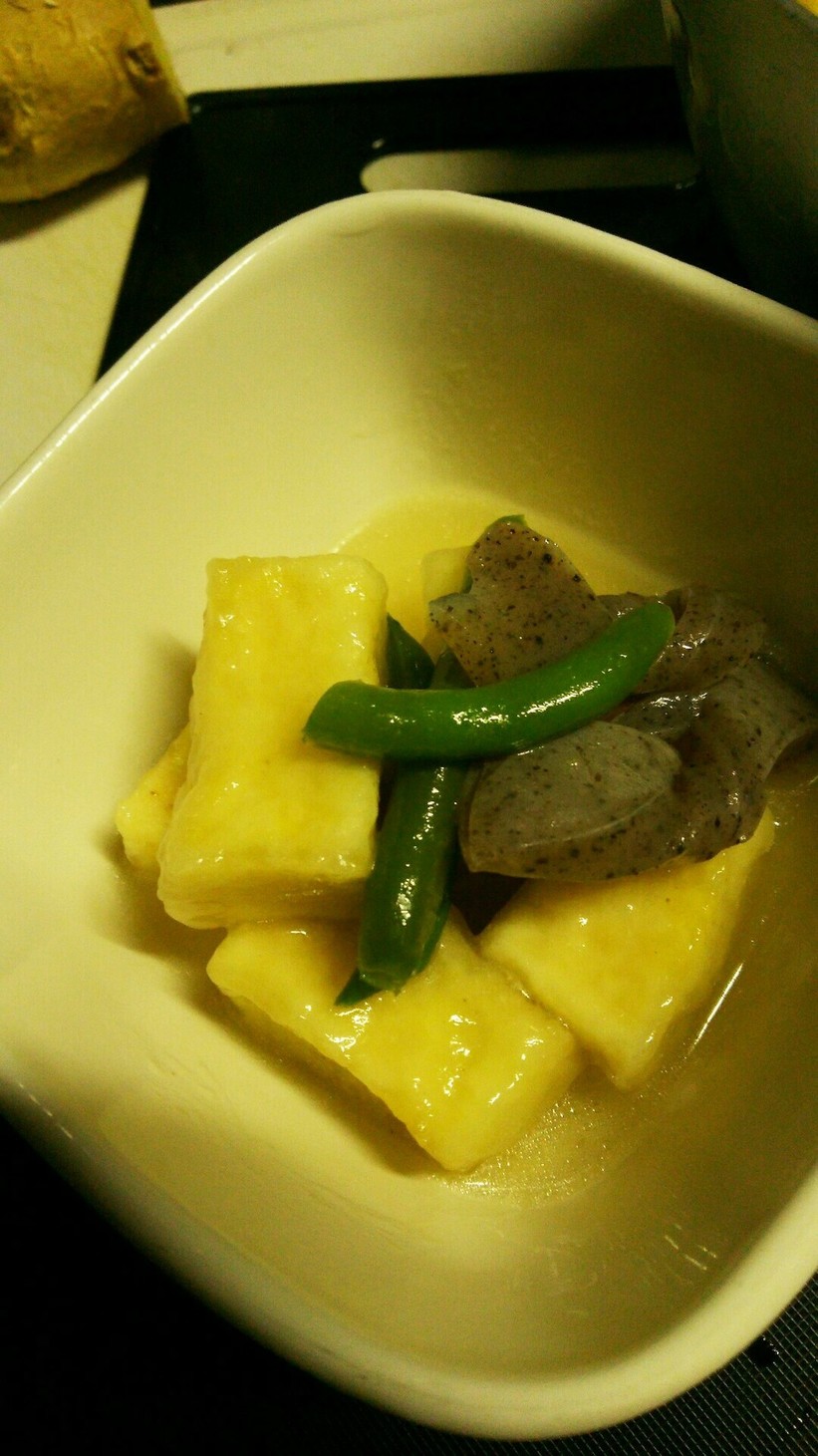 揚げ高野豆腐の含め煮 コンソメ味の画像