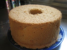 ほうじ茶のシフォンケーキ