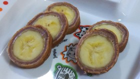 バナナロールケーキ★9ヶ月~手づかみ