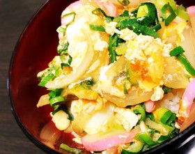 半熟とろーり!関西限定?木の葉丼☆